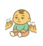 人生2周目の赤ちゃん：無表情スタンプ（個別スタンプ：14）