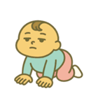 人生2周目の赤ちゃん：無表情スタンプ（個別スタンプ：15）