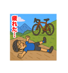 ロードバイクツーリング男子スタンプ（個別スタンプ：13）