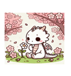 ドラゴンと桜のスタンプ@SFW（個別スタンプ：14）