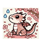 ドラゴンと桜のスタンプ@SFW（個別スタンプ：21）