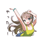 ほっこりしあわせ女子の日常（個別スタンプ：24）