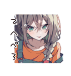 ほっこりしあわせ女子の日常（個別スタンプ：34）
