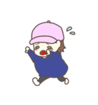 帽子の元気で可愛い女の子（個別スタンプ：4）