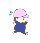 帽子の元気で可愛い女の子（個別スタンプ：6）