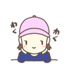 帽子の元気で可愛い女の子（個別スタンプ：8）
