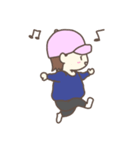 帽子の元気で可愛い女の子（個別スタンプ：9）