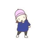 帽子の元気で可愛い女の子（個別スタンプ：14）