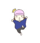 帽子の元気で可愛い女の子（個別スタンプ：19）