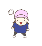 帽子の元気で可愛い女の子（個別スタンプ：23）