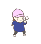 帽子の元気で可愛い女の子（個別スタンプ：24）