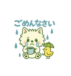しろいぬとキャンプ（個別スタンプ：25）