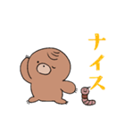 もぐらくんとミミズくんとネズミくん（個別スタンプ：16）