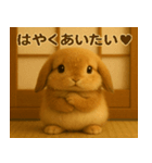 ゆるかわうさぎ【感情スタンプ】（個別スタンプ：12）