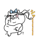 【気分があがる】褒めるぶたねこスタンプ6（個別スタンプ：10）