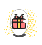 絵を描こう 玉子（個別スタンプ：3）