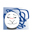 絵を描こう 玉子（個別スタンプ：18）