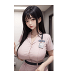 最強の看護師の写真（個別スタンプ：40）