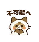 ふわふわラグドールだぜー！（個別スタンプ：10）