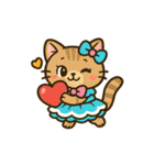 可愛い！猫まみれスタンプ（個別スタンプ：10）