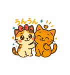 可愛い！猫まみれスタンプ（個別スタンプ：12）
