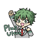 ヒーローもビィランもゆるかわ！（個別スタンプ：1）