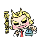 ヒーローもビィランもゆるかわ！（個別スタンプ：15）