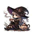 魔女っ娘の日常（個別スタンプ：1）