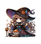 魔女っ娘の日常（個別スタンプ：4）
