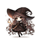 魔女っ娘の日常（個別スタンプ：7）