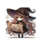 魔女っ娘の日常（個別スタンプ：9）