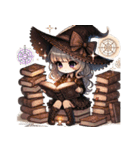 魔女っ娘の日常（個別スタンプ：10）
