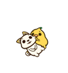 ひよこ豆 カップル。ver（個別スタンプ：1）