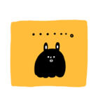 哀愁らびっと【黄】（個別スタンプ：17）