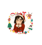 【動く】恥ずかしがり屋な綾乃さん（個別スタンプ：6）