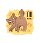 猫と花の穏やかスタンプ（個別スタンプ：24）