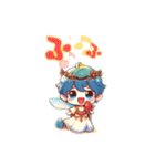 海の妖精たちののんびりゆったりメッセージ（個別スタンプ：5）