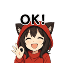 猫耳少女マリちゃん01（個別スタンプ：7）