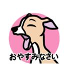 【フォーン】1年中使える♡パピーイタグレ（個別スタンプ：4）