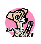 【フォーン】1年中使える♡パピーイタグレ（個別スタンプ：18）