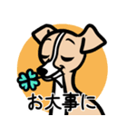 【フォーン】1年中使える♡パピーイタグレ（個別スタンプ：23）