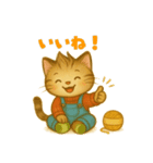 あみねこちゃんの1日♥️（個別スタンプ：11）