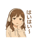 AIあいたんスタンプ Vol.3 今日もだるだる（個別スタンプ：4）