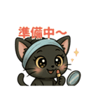 黒猫クロミの日常（個別スタンプ：5）