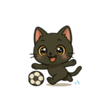 黒猫クロミの日常（個別スタンプ：35）