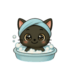 黒猫クロミの日常（個別スタンプ：36）