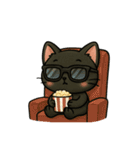 黒猫クロミの日常（個別スタンプ：37）