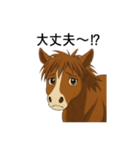 動物の日常会話02・馬・2026年干支（個別スタンプ：9）