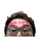おでこが口ほどにもないことを言うスタンプ（個別スタンプ：24）