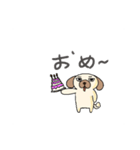 適当挨拶犬（個別スタンプ：30）